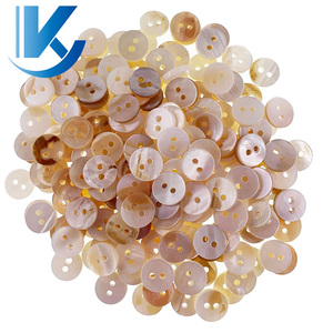 Ky Nút May Vỏ Sò Tự Nhiên Màu Ngọc Trai Cây Lau Nhà Vỏ Tròn 2 Lỗ Hình Hoa Trái Tim Hình Ngôi Sao Phụ Kiện May Vá - Product Image 1