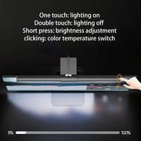 Barra de Luz LED Moderna para Monitor, de Aluminio, con Alto CRI 95+, Alimentación USB, Cuidado de la Vista, Luz de Escritorio para Computadora con Control Táctil CCT Regulable