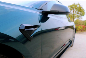 Jupes latérales en Fiber de carbone, lèvre avant, diffuseur arrière, ailes, garniture, Kits de corps large pour Tesla modèle <span class=keywords><strong>3</strong></span> - Product Image 4