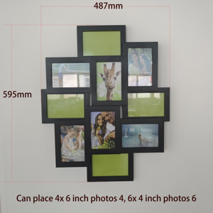 Nhà Máy Bán buôn tùy chỉnh trang trí tường khung ảnh đa mở khung ảnh bằng gỗ - Product Image 3