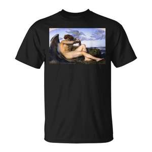Camiseta Religiosa Cristiana con Diseño de Ángel Caído de Alexandre Cabanel - Product Image 1