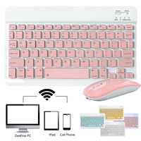 Funda con soporte para teclado y panel táctil inalámbrico para iPad 10,2 7th 8th Air 3 10,5, Incluye interfaz USB de ratón, nuevo producto