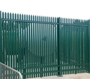 Clôture de <span class=keywords><strong>palissade</strong></span> enduite de poudre en gros prix pâle supports de poteau panneau de clôture de <span class=keywords><strong>palissade</strong></span> - Product Image 1