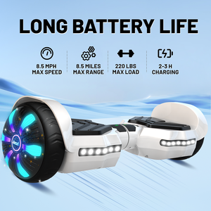 Personnalisé 6.5 \ "<span class=keywords><strong>Smart</strong></span> <span class=keywords><strong>Balance</strong></span> Électrique pour Scooter <span class=keywords><strong>Hoverboard</strong></span> Deux Roues Auto-Équilibrage avec 6-8km Max Vitesse de 10 km/h - Product Image 3