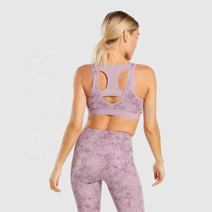 Conjunto Deportivo de Yoga para Mujer, Top y Pantalones, Poliéster/Nailon, Cintura Elástica - Product Image 4