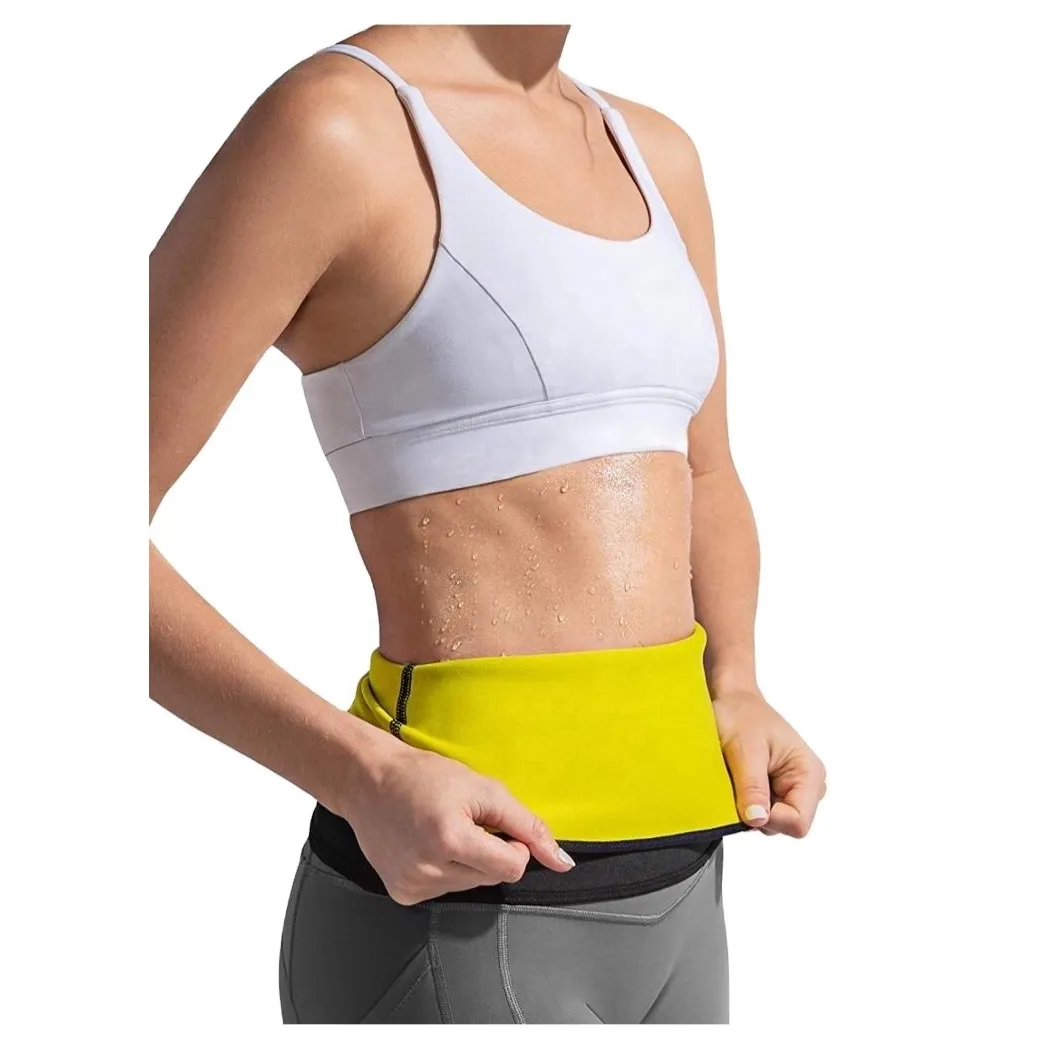 เข็มขัดเอวลดน้ำหนักเอว Slimming Girdle กระเพาะอาหาร Wrap สำหรับซาวน่า Neoprene Tummy Fitness Trimmer เข็มขัด