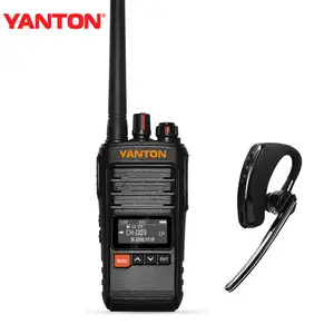 Laku keras YANTON T-380 walkie talkie CB radio 5W daya tinggi interkom praktis Walkie-Talkie dengan gigi biru