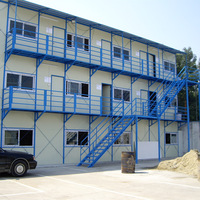 Usine à assemblage rapide Maison modulaire à structure en acier préfabriquée de style K à 3 étages Bâtiment de cantine de camp de travail modulaire pour réfugiés K Home
