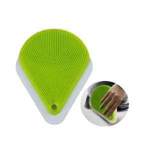 New Multifunctional <strong>Silicone</strong> Squeegee and Scrubber Brush for Washing and Cleaning - Product Image 1