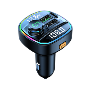 Coche portátil para REPRODUCTOR DE MP3 <span class=keywords><strong>Bluetooth</strong></span> Transmisor FM BT5.0 Carga rápida PD30W Conexión USB - Product Image 2