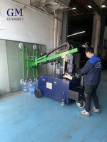 Ventouse électrique de levage de verre, ventouse mobile géante pour verre avec grue à flèche