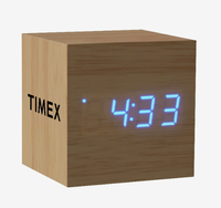 Reloj Despertador LED Azul con Logotipo Personalizado, Alimentado por USB, Regalo Promocional para Empresas, Obsequio Corporativo