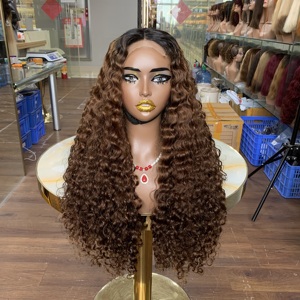 Raw Unprocessed Hair 5x5 <b>Lace</b> Closure <b>Wig</b> Cuticle Aligned 100% Human Hair Luxury Curl <b>Wig</b> SDD - Product Image 3