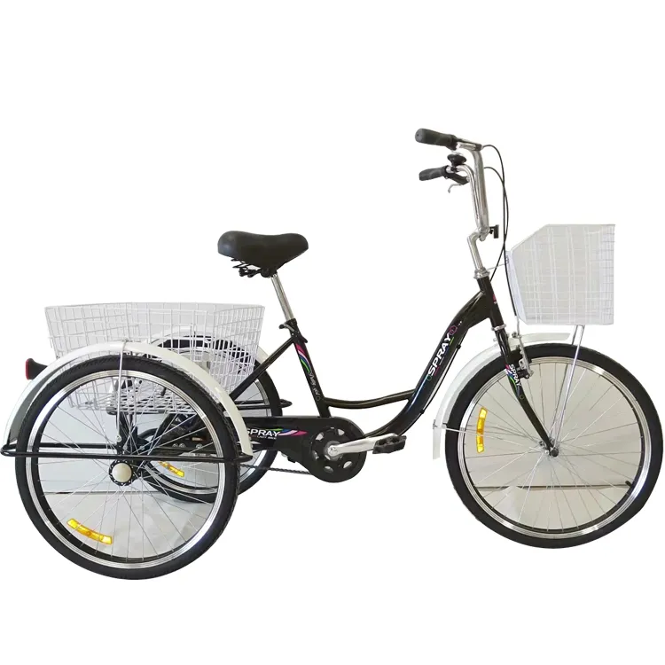 China Second Hand Outdoor Sport Recumbent Delivery Van Cargo Adults 3 Wheel Bikes Tricycle With Gears For Sale