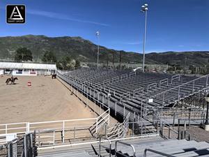 Gradins en aluminium d'échafaudage utilisés par le football extérieur de luxe tribune en métal de banc de stade tribune en aluminium tribune en aluminium de gradins - Product Image 4