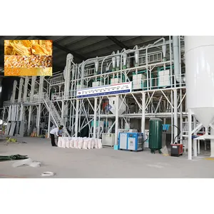 100tpd full automatic grade 1 maize flour mill milling machine kenya