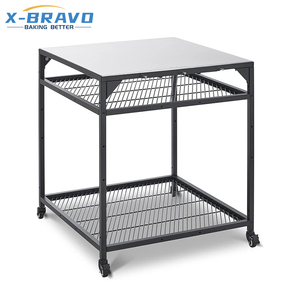 Bàn Lò Nướng Bánh <span class=keywords><strong>Pizza</strong></span> Xe Ăn Ngoài Trời Xe Đẩy Lò Nướng Bánh <span class=keywords><strong>Pizza</strong></span> Di Chuyển Được Giá Đỡ BBQ Bàn Lò Nướng Bánh <span class=keywords><strong>Pizza</strong></span> Ngoài Trời - Product Image 1