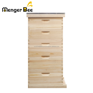Nueva Colmena Langstroth de 5 Niveles y 10 Marcos de Madera de Abeto para Apicultura, Incluye 2 Profundas y 3 Medianas - Product Image 5