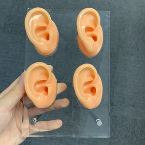 Présentoir d'écouteurs HappyHearing en silicone souple et flexible pour quatre modèles d'oreilles - Product Image 2