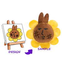 Porte-carte photo personnalisé en peluche super douce en polyester et coton PP