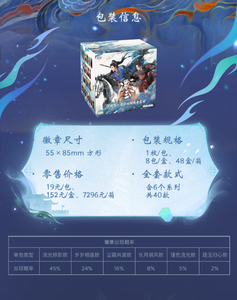 Caja de 48 unidades al por mayor de Anime Pursuit of Jade Fated Together, Caja Sorpresa de Coleccionables con Insignias, Juguetes de Regalo, Caja Misteriosa, Coleccionables, Juguetes de Cumpleaños para Niños - Product Image 2