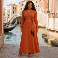 Robe de soirée élégante pour femmes africaines grande taille, Kaftan, Abaya musulmane, Robe de mariée, Boubou modeste, Ankara, Robe de fête