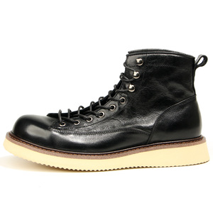 Mocasines de Hombre de Alta Gama, Hechos a Mano en Cuero Vacuno Europeo Repujado, con Parches, Punta Cuadrada y Cierre de Cordones - Product Image 5