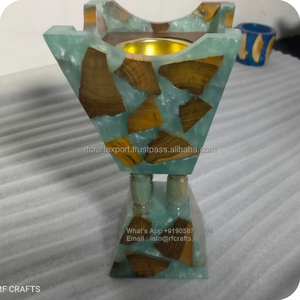 Quemador de incienso árabe islámico Oud Bakhoor, Mini difusor eléctrico portátil, soporte hecho a mano para incienso religioso de Oriente Medio - Product Image 1