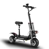 Livraison gratuite, scooter électrique pliable imperméable de haute qualité avec batterie au lithium 60V 30AH, GPS, deux roues, pneus larges, scooter sportif