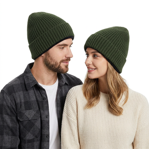 Gorro de Punto Acrílico Jacquard con Logotipo Personalizado, de Alta Calidad, Unisex, para Adultos, Uso Deportivo, Diseño Geométrico/de Dibujos Animados - Product Image 1