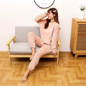 3 dollari modello RCK001 da <span class=keywords><strong>donna</strong></span> morbidi morbidi <span class=keywords><strong>pantaloni</strong></span> in <span class=keywords><strong>pile</strong></span> ampio <span class=keywords><strong>pigiama</strong></span> Set <span class=keywords><strong>pigiama</strong></span> da <span class=keywords><strong>donna</strong></span> <span class=keywords><strong>pigiama</strong></span> - Product Image 4