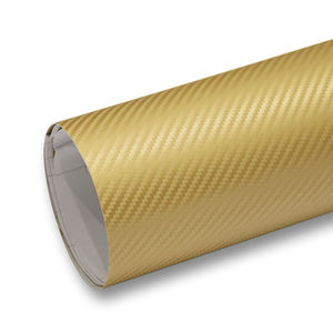 Vinilo Adhesivo para Automóviles 3DCF-02 <span class=keywords><strong>de</strong></span> Larga Duración, Buena <span class=keywords><strong>Conformidad</strong></span>, Fibra <span class=keywords><strong>de</strong></span> Carbono Mate, Blanco, Recuperable - Product Image 1