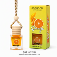 Diffuseur de parfum pour voiture 8ml, flacon en verre avec bouchon en bois, désodorisant pour voiture, huile essentielle, parfum apaisant et relaxant pour les trajets quotidiens