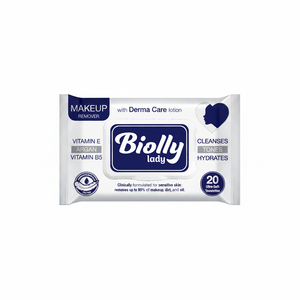 Biolly 20 toallitas desmaquillantes - Derma Care - Product Image 2