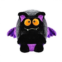 Nouveauté transfrontalière la plus vendue : Peluche chauve-souris réversible double face pour Halloween, en coton PP, 31cm-50cm, jouet festif, cadeau unisexe