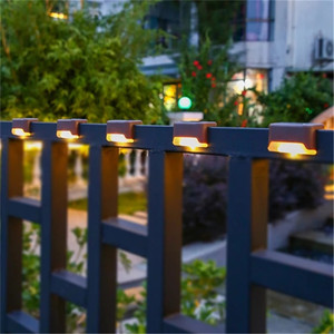 Lumière de marche extérieure encastrée à Led à couleur changeante, <span class=keywords><strong>lampe</strong></span> d'angle étanche Ip65, lumière <span class=keywords><strong>solaire</strong></span> d'escalier d'escalier - Product Image 2