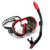 Masque de plongée professionnel pour piscine, lunettes de plongée de haute qualité à faible volume pour adultes, masque de plongée avec tuba