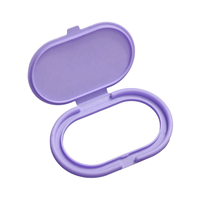 Couvre-lingettes humides, couvercle d'étanchéité amovible, couvercle pour mouchoirs, couvercle en plastique à rabat, couvercle d'emballage en PP, couvre-gants jetables
