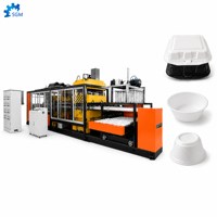 SHUANGJI Nouvelle Marque Machine Automatique de Formage de Boîtes Alimentaires en Mousse PS, Contrôlée par PLC, Pompe à Moteur 380V 204kW, Haute Sécurité, Écologique 1