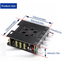Carte d'amplificateur numérique 2.1 canaux avec caisson de basses 300W * 2 600W, puce TPA3255 importée, stéréo TPA3255