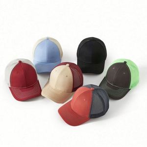 Casquettes Snapback Richardson 112 à 6 panneaux en coton/polyester, style formel et sportif, avec filet, vierges, pour la vente en gros - Product Image 5