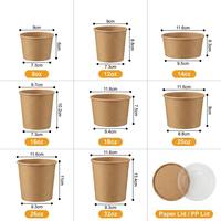Conteneur alimentaire jetable en papier kraft |   Biodégradable de qualité alimentaire |   Boîte à lunch à emporter avec logo personnalisé et taille sur mesure |   Fournisseur en gros