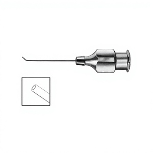 Cannule d'irrigation de la chambre antérieure en acier inoxydable Knolle, calibre 25, instruments d'irrigation ophtalmique pour la microchirurgie de la cataracte - Product Image 1