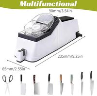 Affûteur de ciseaux électrique portable Swifty Sharp pour cuisine, outil de ponçage par aspiration, mini-affûteur de ciseaux