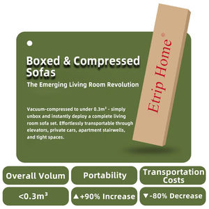 Compressed <strong>Sectional</strong> <strong>U</strong> <strong>Shape</strong> Compression <strong>Sofas</strong> for Living Room Modular <strong>Sectional</strong> Vacuum Packed <strong>U</strong> <strong>Shape</strong> <strong>Sofa</strong> in Box Modular Luxo - Product Image 2