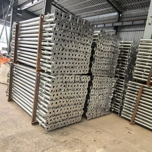 Puntales Ajustables de Acero Galvanizado - Andamios de Apuntalamiento con Diseño Telescópico para Soporte de Losas de Construcción - Product Image 1