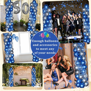 <strong>2</strong> Sets Arch Backdrop Tower <strong>Balloon</strong> Garland with Base Accessories for Floor Decoration Party Wedding <strong>Balloon</strong>+arch+stand - Product Image 6
