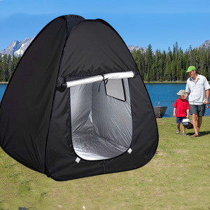 Tente sensorielle en nylon noir pour intérieur et extérieur, zone pour enfants de 2 ans et plus, unisexe, pliable et portable - Product Image 1