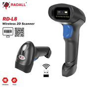 RADALL-escáner de código de barras OEM, lector de código de barras con cable Usb, Bluetooth, inalámbrico, 1D, 2D, Qr