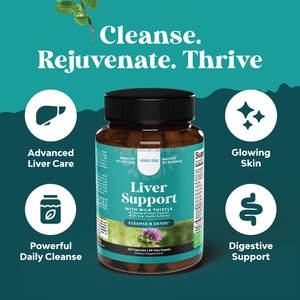 Cápsulas de soporte hepático de etiqueta privada Suplemento de soporte hepático a base de hierbas Soporte intestinal Desintoxicación hepática y limpieza de gomitas y cápsulas - Product Image 2